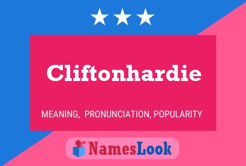 Cliftonhardie பெயர் போஸ்டர்