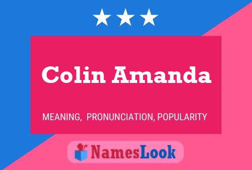 Colin Amanda பெயர் போஸ்டர்