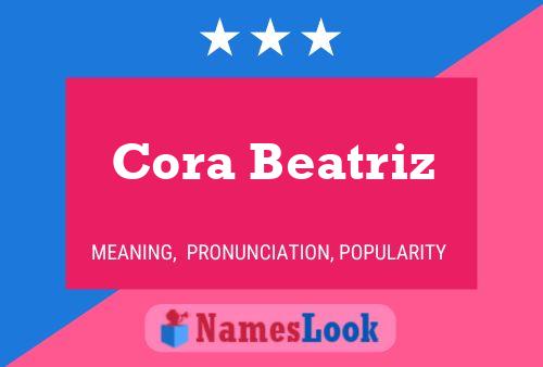 Cora Beatriz பெயர் போஸ்டர்