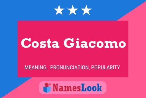 Costa Giacomo பெயர் போஸ்டர்