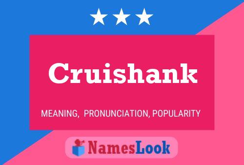 Cruishank பெயர் போஸ்டர்