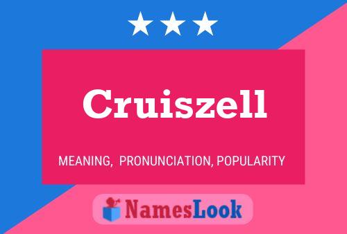 Cruiszell பெயர் போஸ்டர்