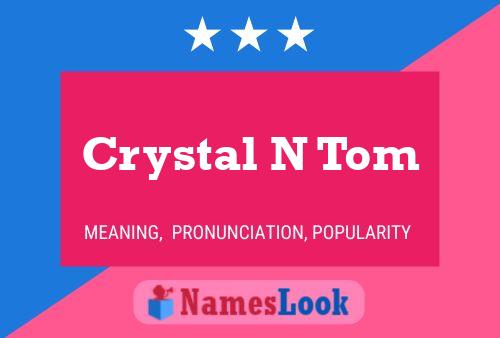 Crystal N Tom பெயர் போஸ்டர்