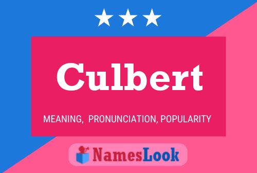 Culbert பெயர் போஸ்டர்