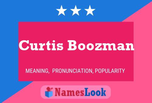 Curtis Boozman பெயர் போஸ்டர்