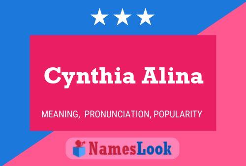 Cynthia Alina பெயர் போஸ்டர்