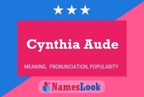 Cynthia Aude பெயர் போஸ்டர்