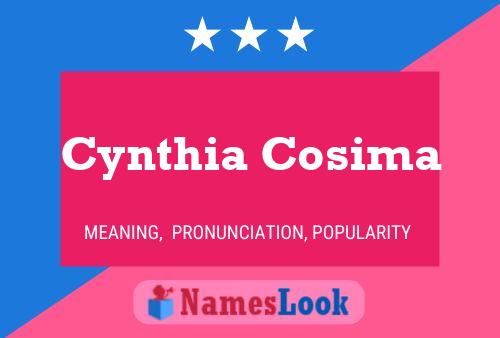 Cynthia Cosima பெயர் போஸ்டர்