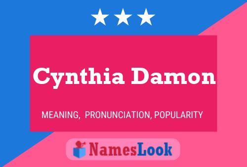 Cynthia Damon பெயர் போஸ்டர்