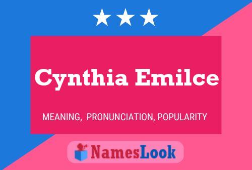 Cynthia Emilce பெயர் போஸ்டர்