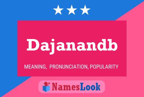 Dajanandb பெயர் போஸ்டர்