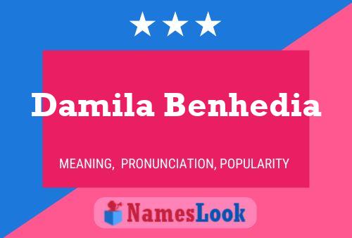 Damila Benhedia பெயர் போஸ்டர்