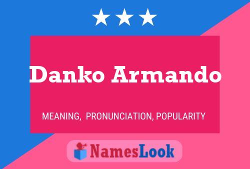 Danko Armando பெயர் போஸ்டர்