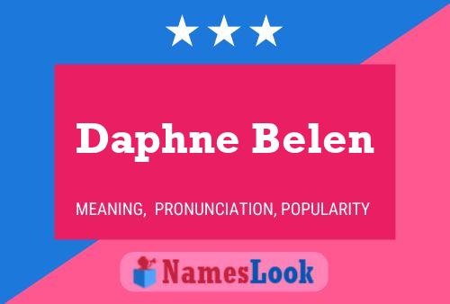 Daphne Belen பெயர் போஸ்டர்