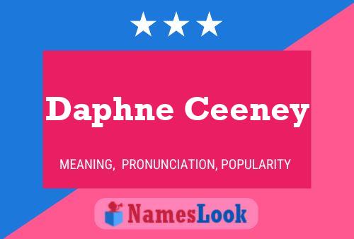 Daphne Ceeney பெயர் போஸ்டர்