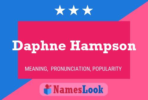 Daphne Hampson பெயர் போஸ்டர்