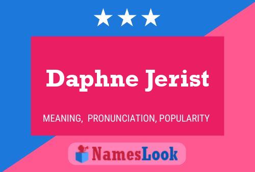 Daphne Jerist பெயர் போஸ்டர்