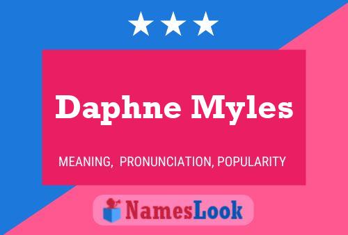 Daphne Myles பெயர் போஸ்டர்