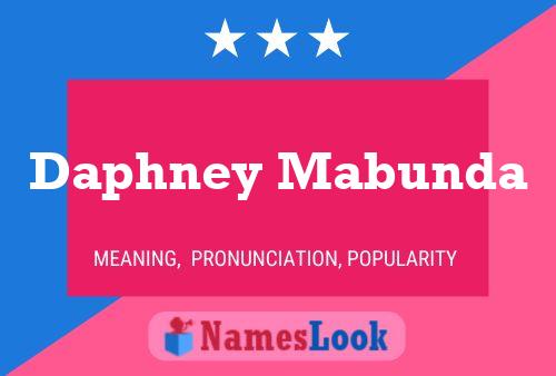 Daphney Mabunda பெயர் போஸ்டர்