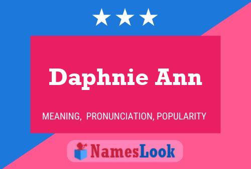 Daphnie Ann பெயர் போஸ்டர்