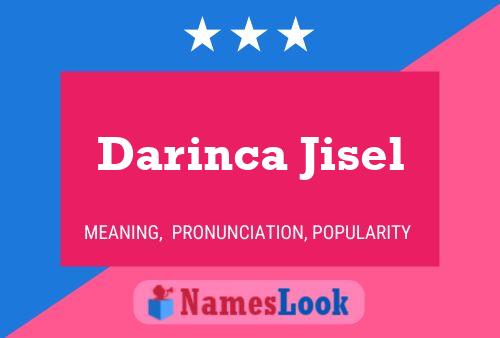 Darinca Jisel பெயர் போஸ்டர்