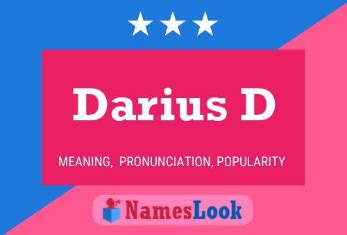 Darius D பெயர் போஸ்டர்