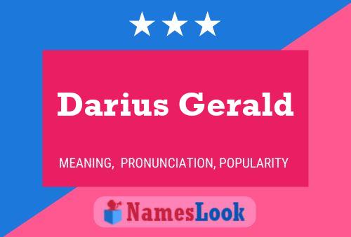 Darius Gerald பெயர் போஸ்டர்