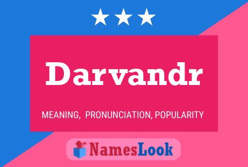 Darvandr பெயர் போஸ்டர்