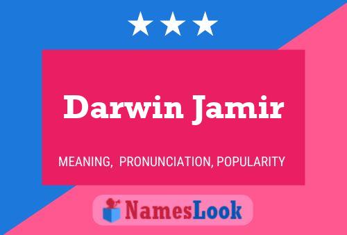 Darwin Jamir பெயர் போஸ்டர்