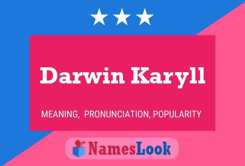 Darwin Karyll பெயர் போஸ்டர்