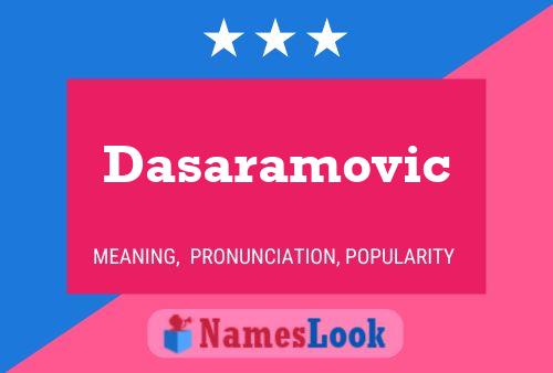 Dasaramovic பெயர் போஸ்டர்