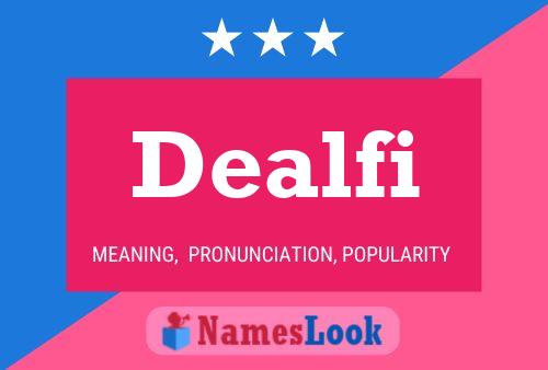 Dealfi பெயர் போஸ்டர்