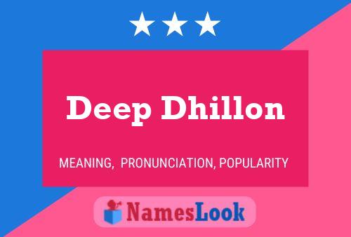 Deep Dhillon பெயர் போஸ்டர்