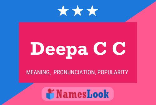 Deepa C C பெயர் போஸ்டர்