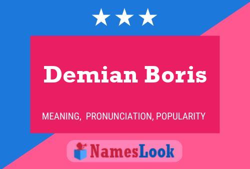 Demian Boris பெயர் போஸ்டர்