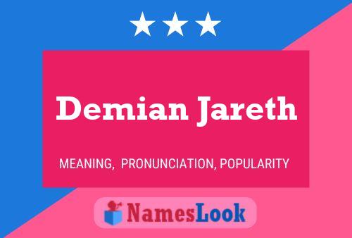 Demian Jareth பெயர் போஸ்டர்