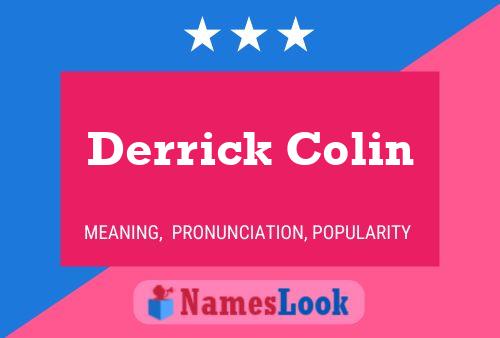 Derrick Colin பெயர் போஸ்டர்