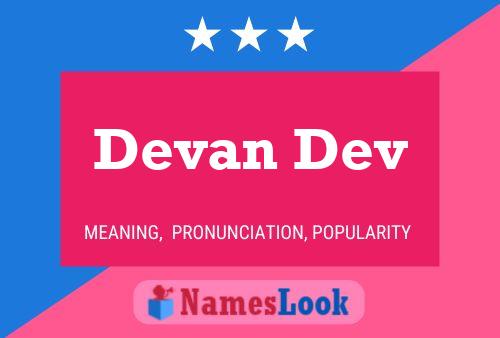 Devan Dev பெயர் போஸ்டர்