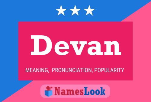 Devan பெயர் போஸ்டர்