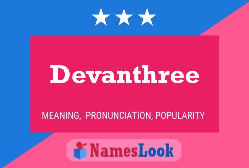 Devanthree பெயர் போஸ்டர்