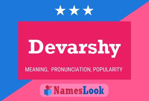 Devarshy பெயர் போஸ்டர்