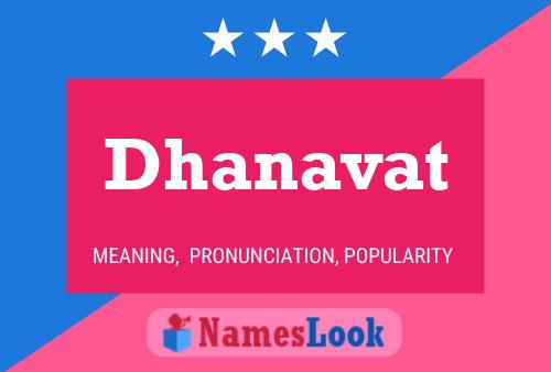 Dhanavat பெயர் போஸ்டர்