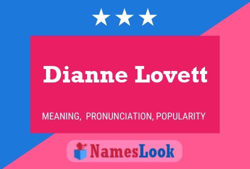 Dianne Lovett பெயர் போஸ்டர்