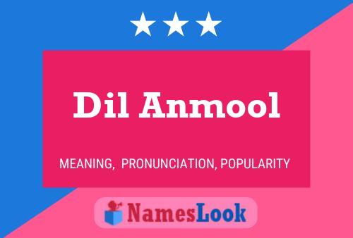 Dil Anmool பெயர் போஸ்டர்