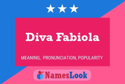 Diva Fabiola பெயர் போஸ்டர்