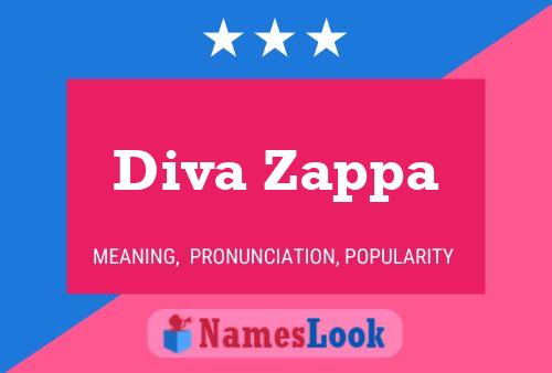 Diva Zappa பெயர் போஸ்டர்