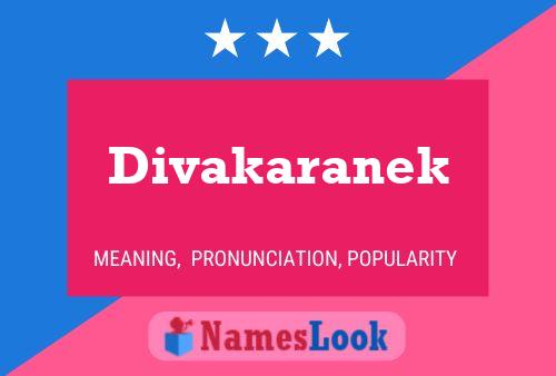 Divakaranek பெயர் போஸ்டர்