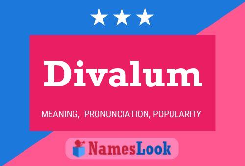 Divalum பெயர் போஸ்டர்