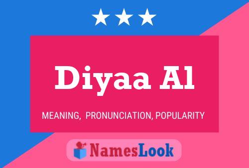 Diyaa Al பெயர் போஸ்டர்