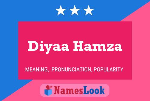 Diyaa Hamza பெயர் போஸ்டர்